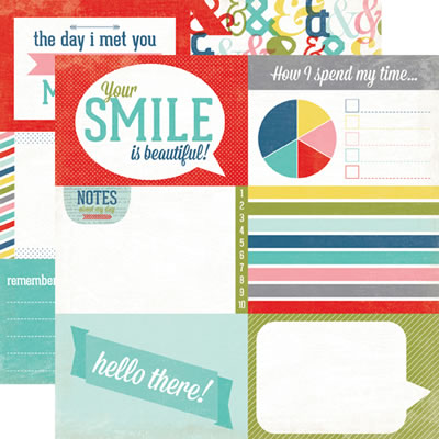 Photo Freedom - Volume 1 - Your Smile 12x12 d/sided paper (pack of 10)