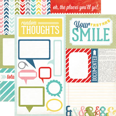 Photo Freedom - Volume 1 - Random Thoughts 12x12 d/sided paper (pack of 10)