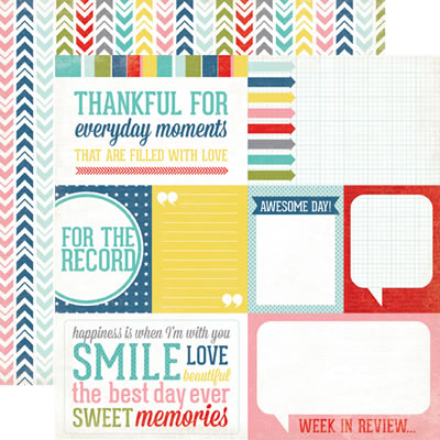Photo Freedom - Volume 1 - Everyday Moments 12x12 d/sided paper (pack of 10)