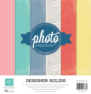 Photo Freedom - Volume 1 - Designer Solids Collection Pack (sold in 3's)