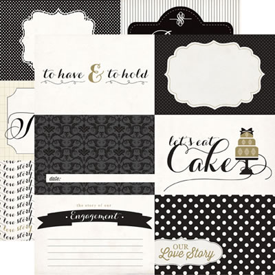 Photo Freedom - You & Me - Have & Hold 12x12 d/sided paper (pack of 10)