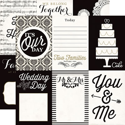 Photo Freedom - You & Me - Wedding Day 12x12 d/sided paper (pack of 10)