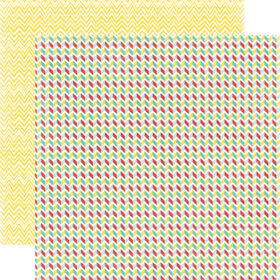 A Perfect Summer - Chevron 12x12 d/sided paper (pack of 10)