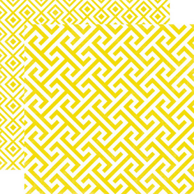 Style Essentials - 5th Avenue - Sequin Geometric 12x12 d/sided paper (pack of 10)