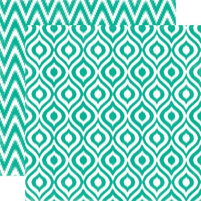 Style Essentials - 34th Street - Calypso Ikat 12x12 d/sided paper (pack of 10)