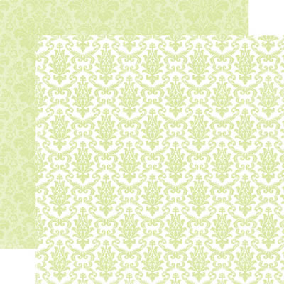 Style Essentials - 34th Street - Sprig Damask 12x12 d/sided paper (pack of 10)