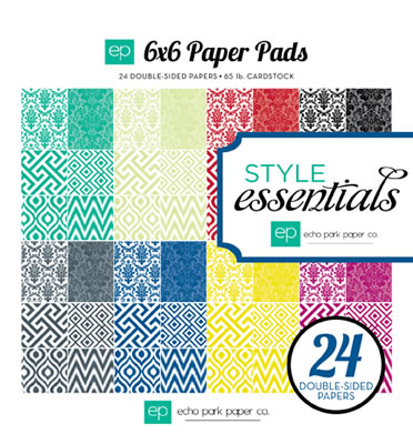 Style Essentials - 6x6 Paper Pad (sold in 3's)