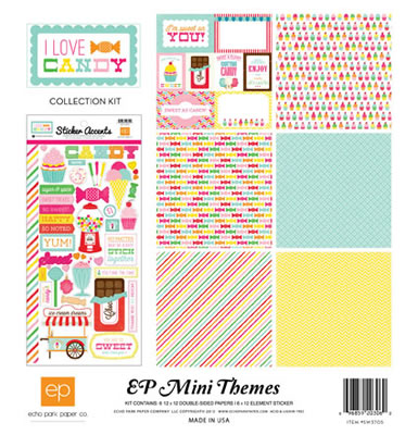 Mini Themes - I Love Candy - Collection Kit (sold individually)