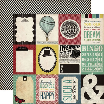 Times & Seasons 2 - Journaling Cards 12x12 d/sided paper (pack of 10)