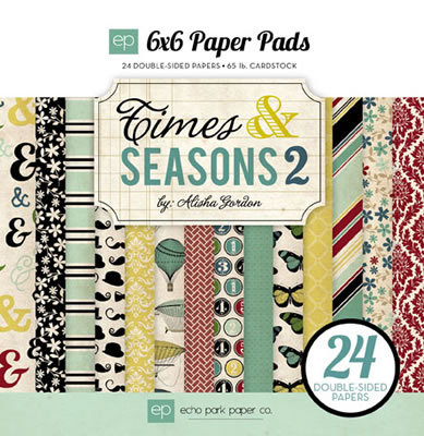 Times & Seasons 2 - 6x6 Paper Pad (sold in 3's)
