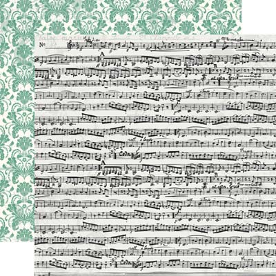 Victoria Gardens - Botanical Ballad 12x12 d/sided paper (pack of 10)