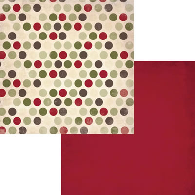 Fancy Pants - Home for Christmas - Cheer 12x12 Double-Sided paper  (pack of 10)