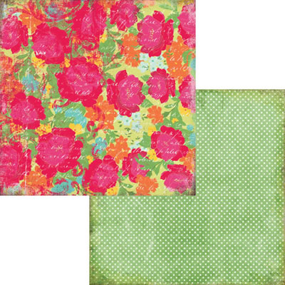 Fancy Pants - Hopscotch - Strolling 12x12 Double-Sided paper  (pack of 10)