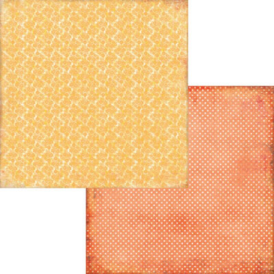Fancy Pants - Hopscotch - Butternut 12x12 Double-Sided paper  (pack of 10)