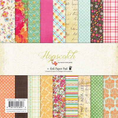 Fancy Pants - Hopscotch - 6x6 Paper Pad  (sold in 3's)