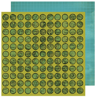 Fontwerks - Roll Out  Label Dubs 12x12 double-sided paper     (pack of 10)