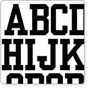 Fontwerks - Unmounted Yearbook Uppercase Large. Sheet size 122x197mm. (sold individually)
