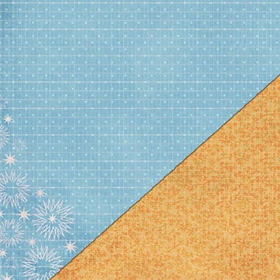 Fontwerks - Blue Grid 12x12 double-sided paper  (pack of 10)