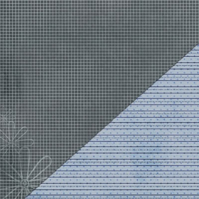 Fontwerks - Blue Ledger 12x12 double-sided paper  (pack of 10)