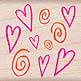 Hero Arts - Swirl Hearts  (sold individually)