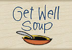 Hero Arts - Get Well Soup  (sold individually)