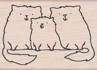 Hero Arts - Cat Family  (sold individually)