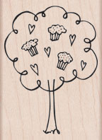 Hero Arts - Cupcake Tree  (sold individually)