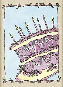 Hero Arts - Fancy Cake  (sold individually)