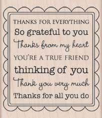 Hero Arts - Thanks For Everything Greeting  (sold individually)