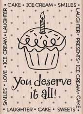 Hero Arts - You Deserve Card  (sold individually)