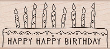 Hero Arts - Happy Happy Birthday  (sold individually)