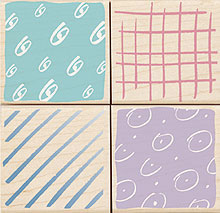Hero Arts - Graphic Lines & Swirls  (sold individually)