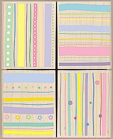 Hero Arts - Stripes & Dots Delights  (sold individually)