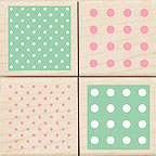 Hero Arts - Quatros Polka Dot Square  (sold individually)