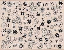Hero Arts - DesignBlock: Scattered Flowers  (sold individually)