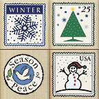 Hero Arts - Quatros Ornamental Snowflakes  (sold individually)