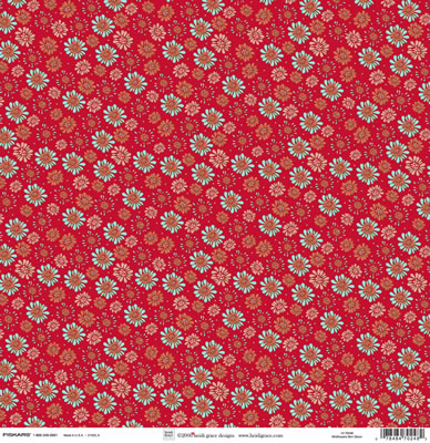 Heidi Grace - The Wildflowers - Mini Decor 12x12 paper  (pack of 10)