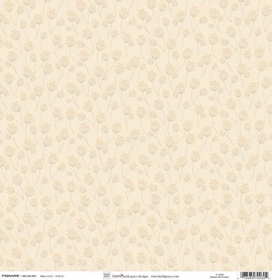 Heidi Grace - The Meadow - Mini Flowers 12x12 paper  (pack of 10)
