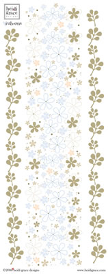 Heidi Grace - Woodland - Flower Rub-ons  (sold in 3's)