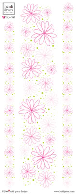 Heidi Grace - Bouquet - Flower Rub-ons  (sold in 3's)