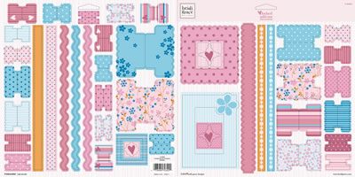 Heidi Grace - The Garden - Floral Garden Add on Punchouts  (sold in 3's)