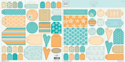 Heidi Grace Designs - The Meadow - Floral Meadow Tag Punchouts  (sold in 3's)
