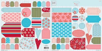 Heidi Grace - The Wildflowers - Floral Wildflowers Tag Punchouts  (sold in 3's)