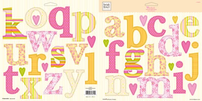 Heidi Grace - The Bouquet - Floral Bouquet Monogram Punchouts  (sold in 3's)