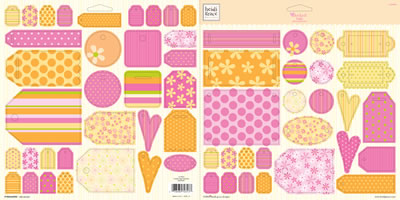 Heidi Grace - The Bouquet - Floral Bouquet Tag Punchouts  (sold in 3's)