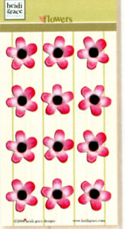 Heidi Grace - Love Blossoms - Pink Flowers  (sold in 3's)