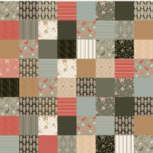 Heidi Grace - Maple - Patch with Flocking 12x12 paper  (pack of 5)