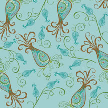 Heidi Grace - Urban - Floral 12x12 glitter paper  (pack of 5)