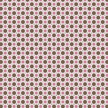 Heidi Grace - Cherry - Dots with Flocking 12x12 paper  (pack of 5)