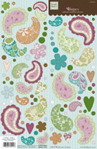 Heidi Grace - Urban - Shapes Glitter Stickers  (sold in 3's)
